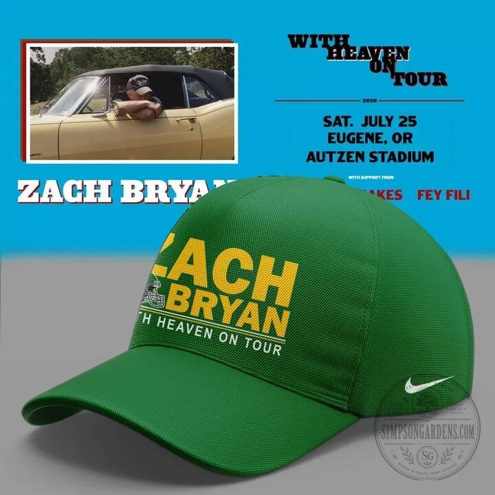 Zach Bryan With Heaven On Tour 2026 Autzen Stadium Yellow Hoodie 14 Zach Bryan With Heaven On Tour 2026 Autzen Stadium Yellow Hoodie