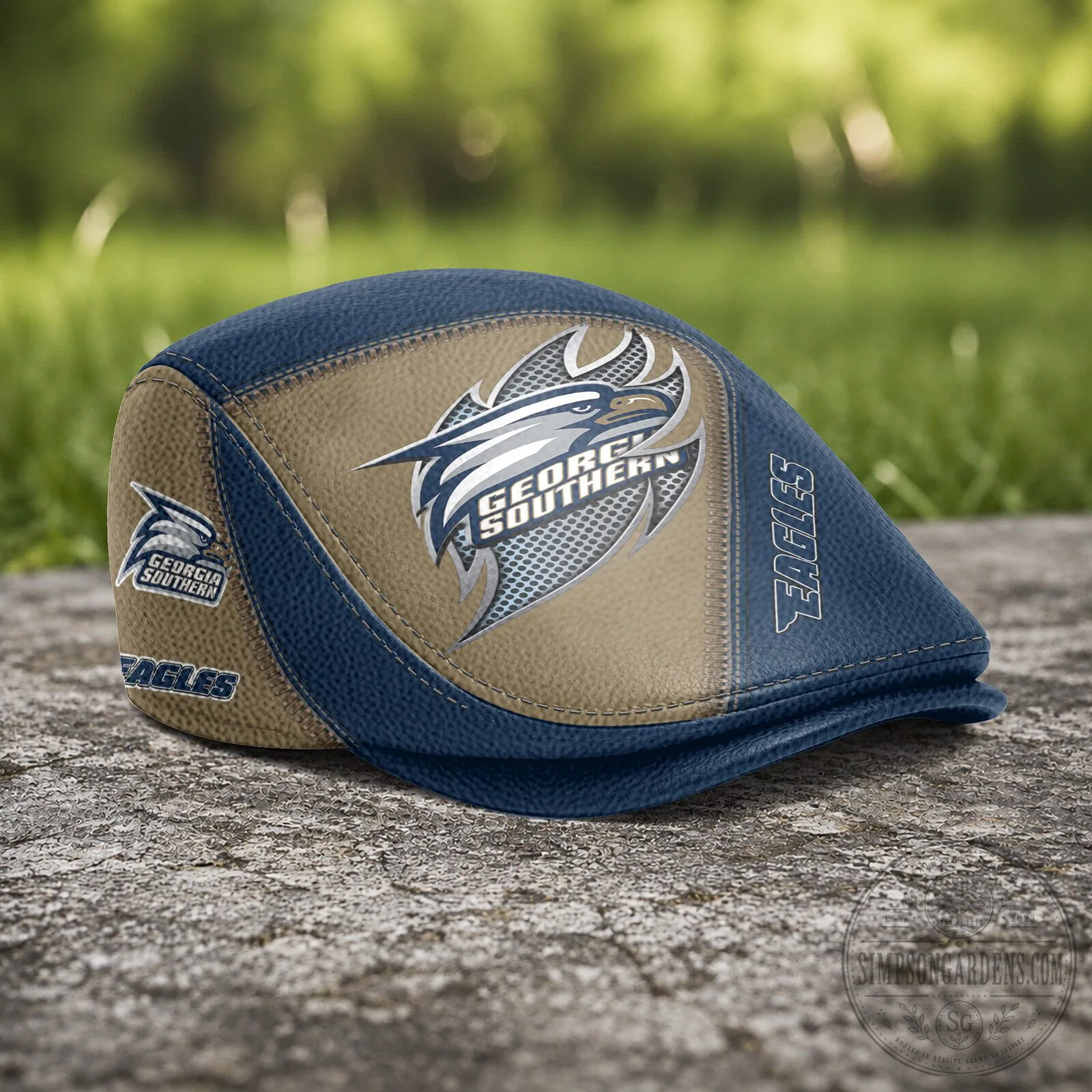 Georgia Southern Eagles NCAA Jeff Cap Flat Cap
