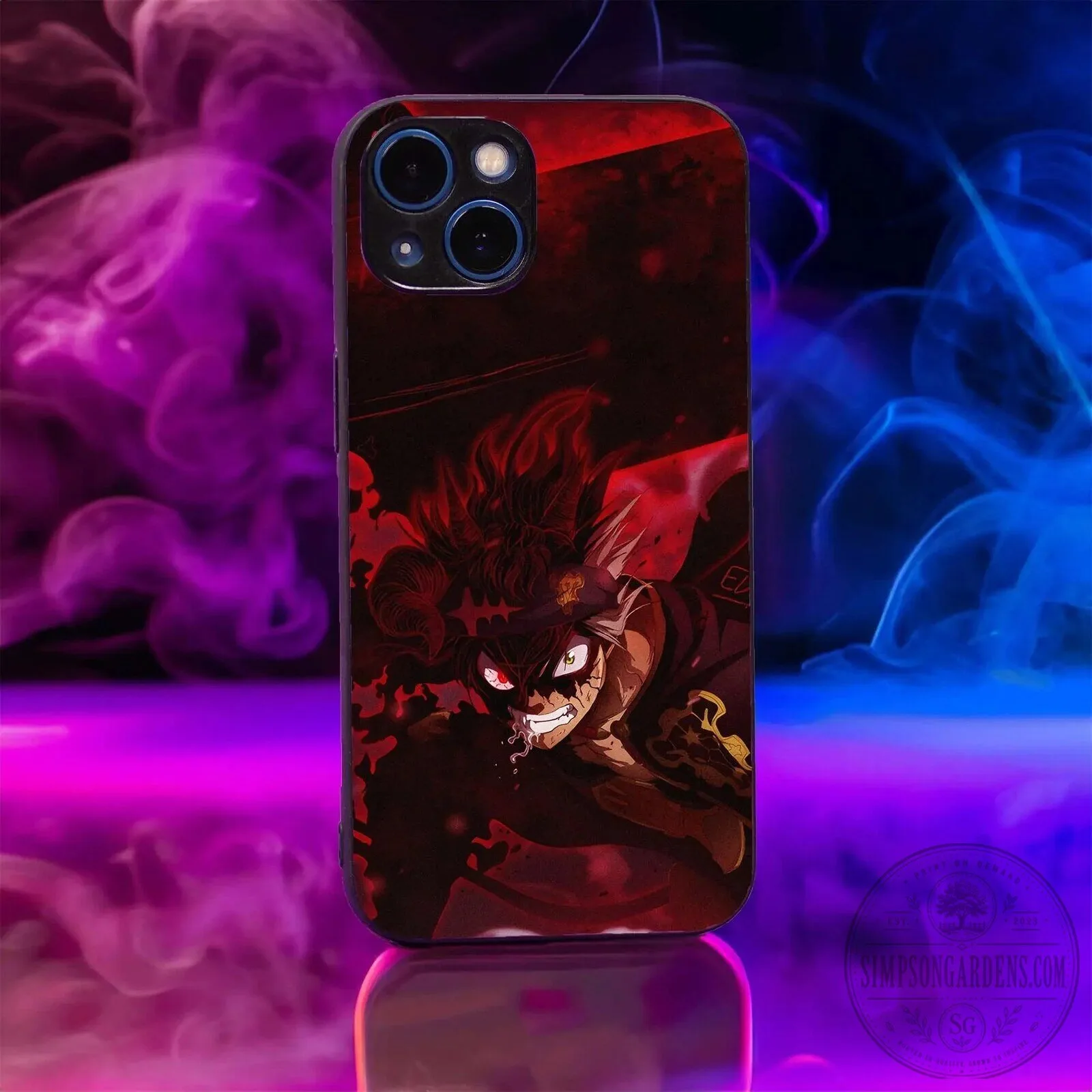 Black Clover Asta Rage Mode Anime Art iPhone Phone Case 5 Black Clover Asta Rage Mode Anime Art iPhone Phone Case