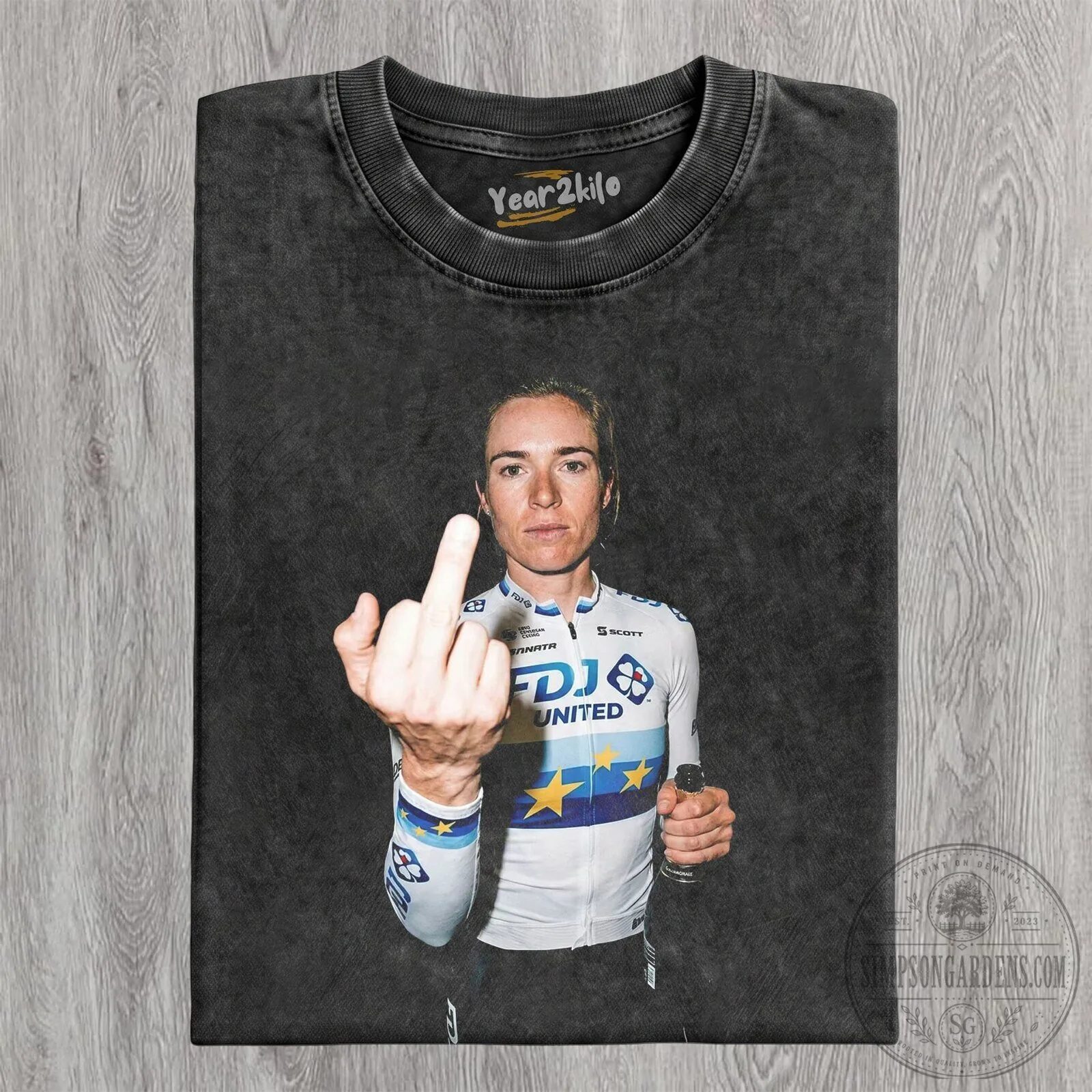 Demi Vollering Tour de France Women Cycling T-Shirt 1 Demi Vollering Tour de France Women Cycling T-Shirt
