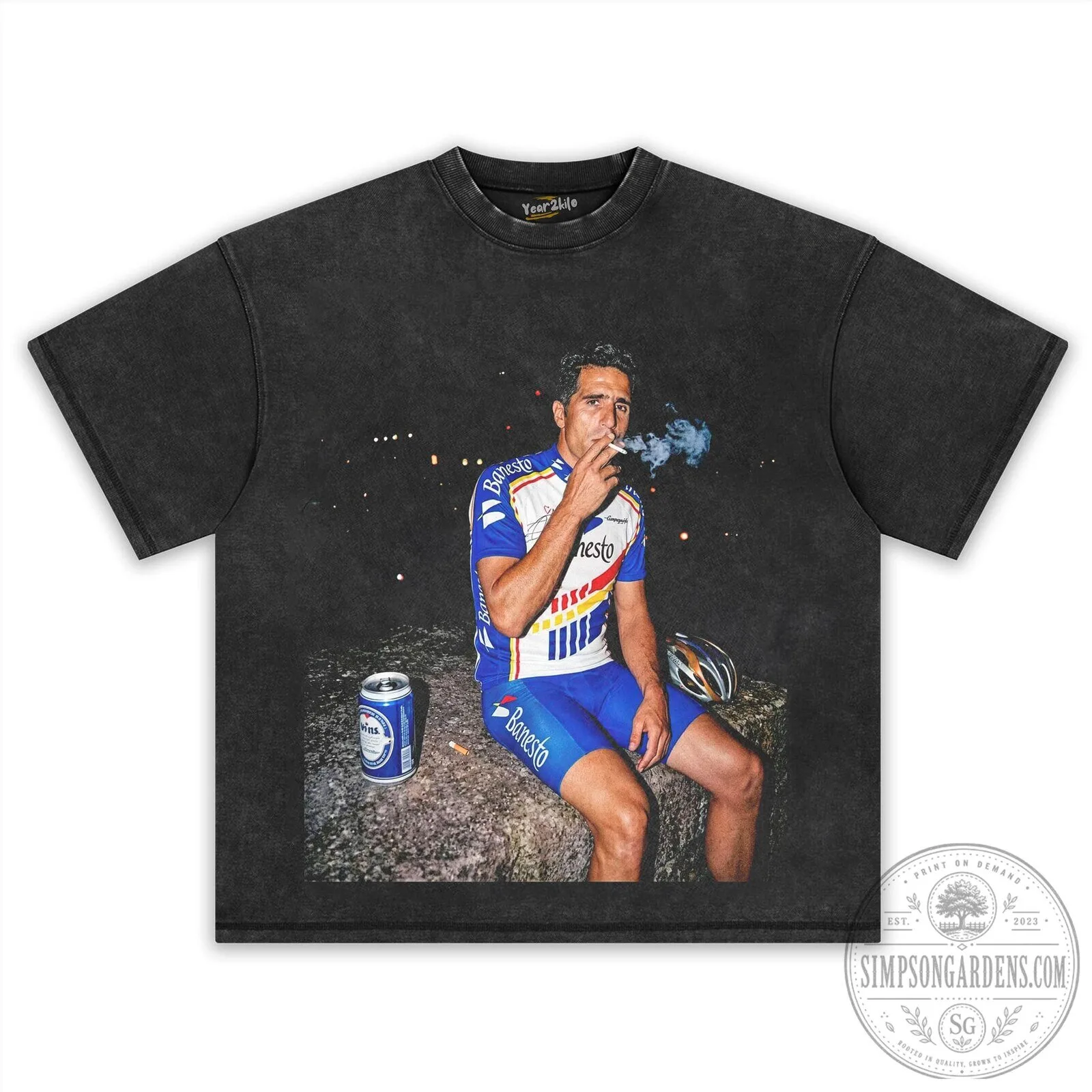 T-Shirt Celebrating Cycling Legend Miguel Indurain from the Tour de France 12 T-Shirt Celebrating Cycling Legend Miguel Indurain from the Tour de France
