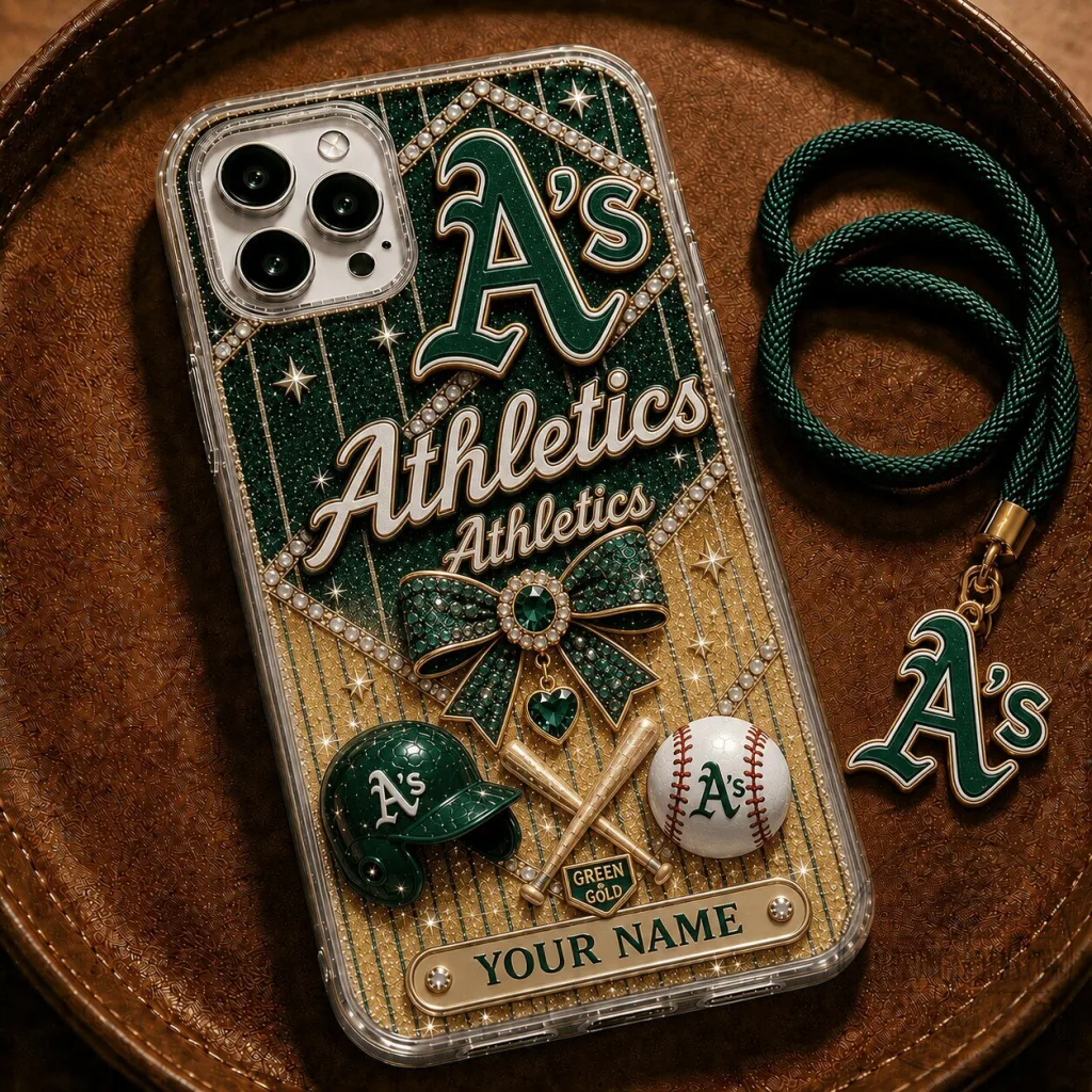 Oakland Athletics Baseball Team Personalized Phone Case Oakland Athletics Baseball Team Personalized Phone Case