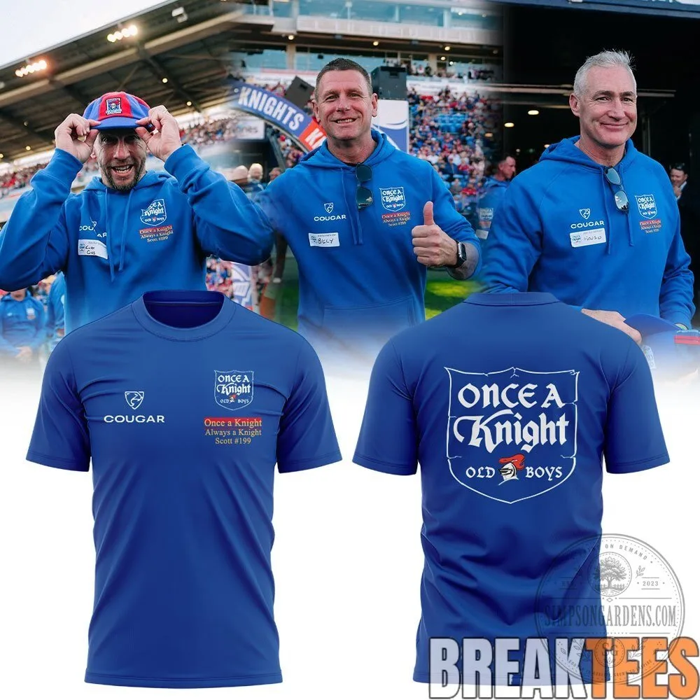 Rugby T-Shirt: Once A Knight Always A Knight - Newcastle Knights Merchandise 2 Rugby T-Shirt: Once A Knight Always A Knight - Newcastle Knights Merchandise