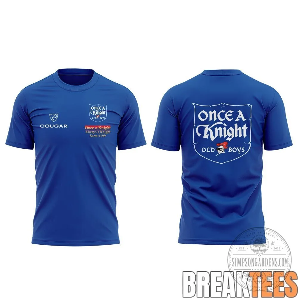 Rugby T-Shirt: Once A Knight Always A Knight - Newcastle Knights Merchandise 7 Rugby T-Shirt: Once A Knight Always A Knight - Newcastle Knights Merchandise
