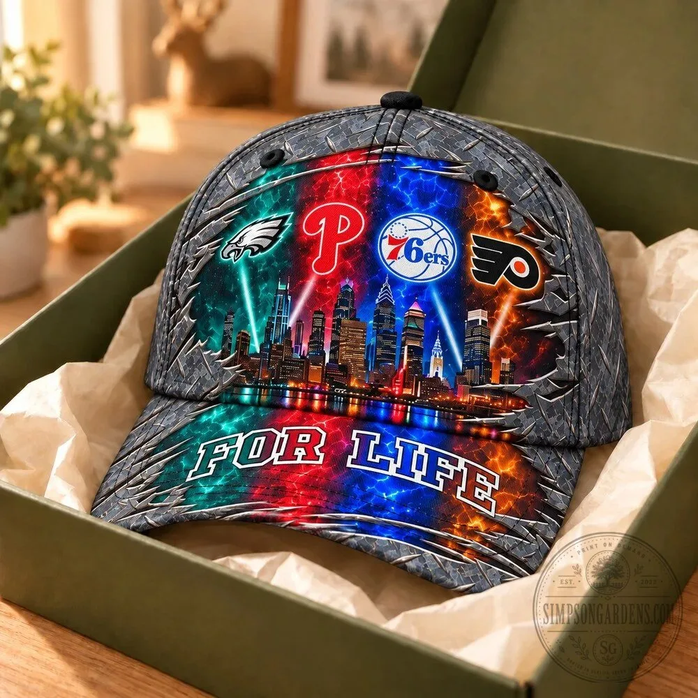 Philadelphia Sports Teams For Life City Skyline Diamond Plate Cap Hat 17 Philadelphia Sports Teams For Life City Skyline Diamond Plate Cap Hat