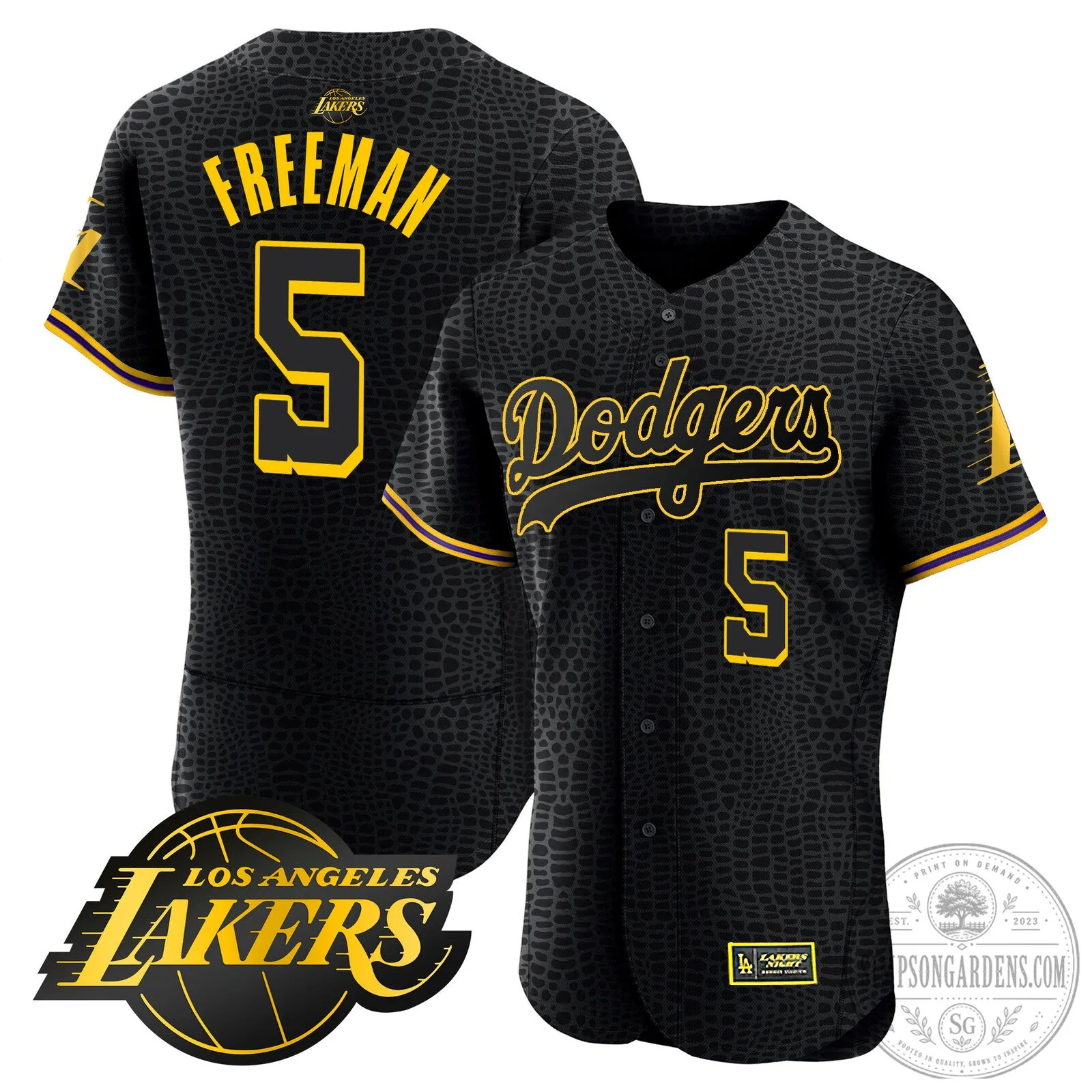 Los Angeles Dodgers Kobe Bryant Black Mamba Edition Baseball Jersey 54 Los Angeles Dodgers Kobe Bryant Black Mamba Edition Baseball Jersey
