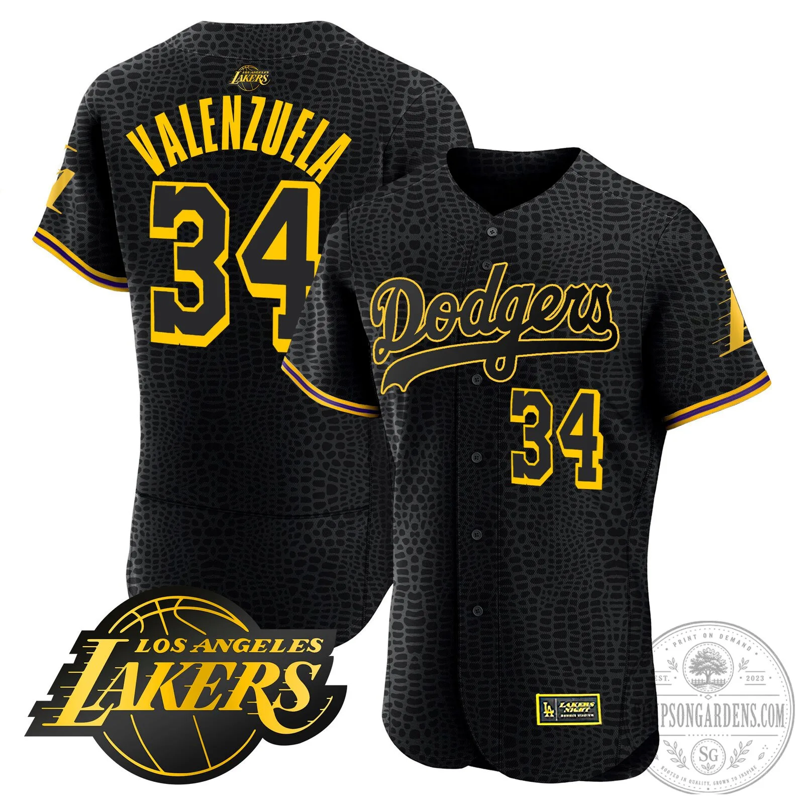 Los Angeles Dodgers Kobe Bryant Black Mamba Edition Baseball Jersey 56 Los Angeles Dodgers Kobe Bryant Black Mamba Edition Baseball Jersey