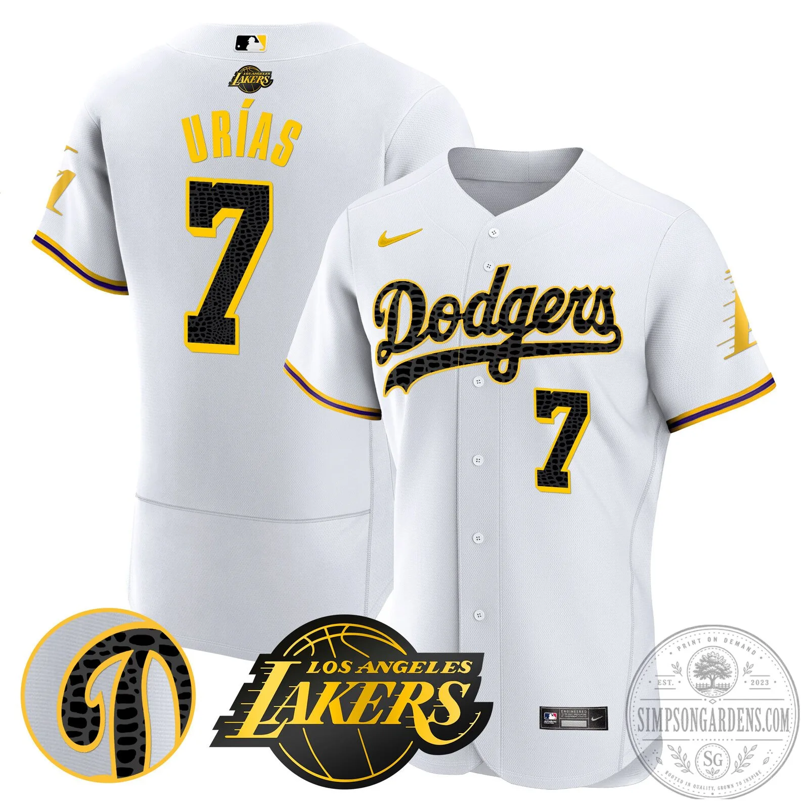 Los Angeles Dodgers Kobe Bryant Black Mamba Edition Baseball Jersey 63 Los Angeles Dodgers Kobe Bryant Black Mamba Edition Baseball Jersey