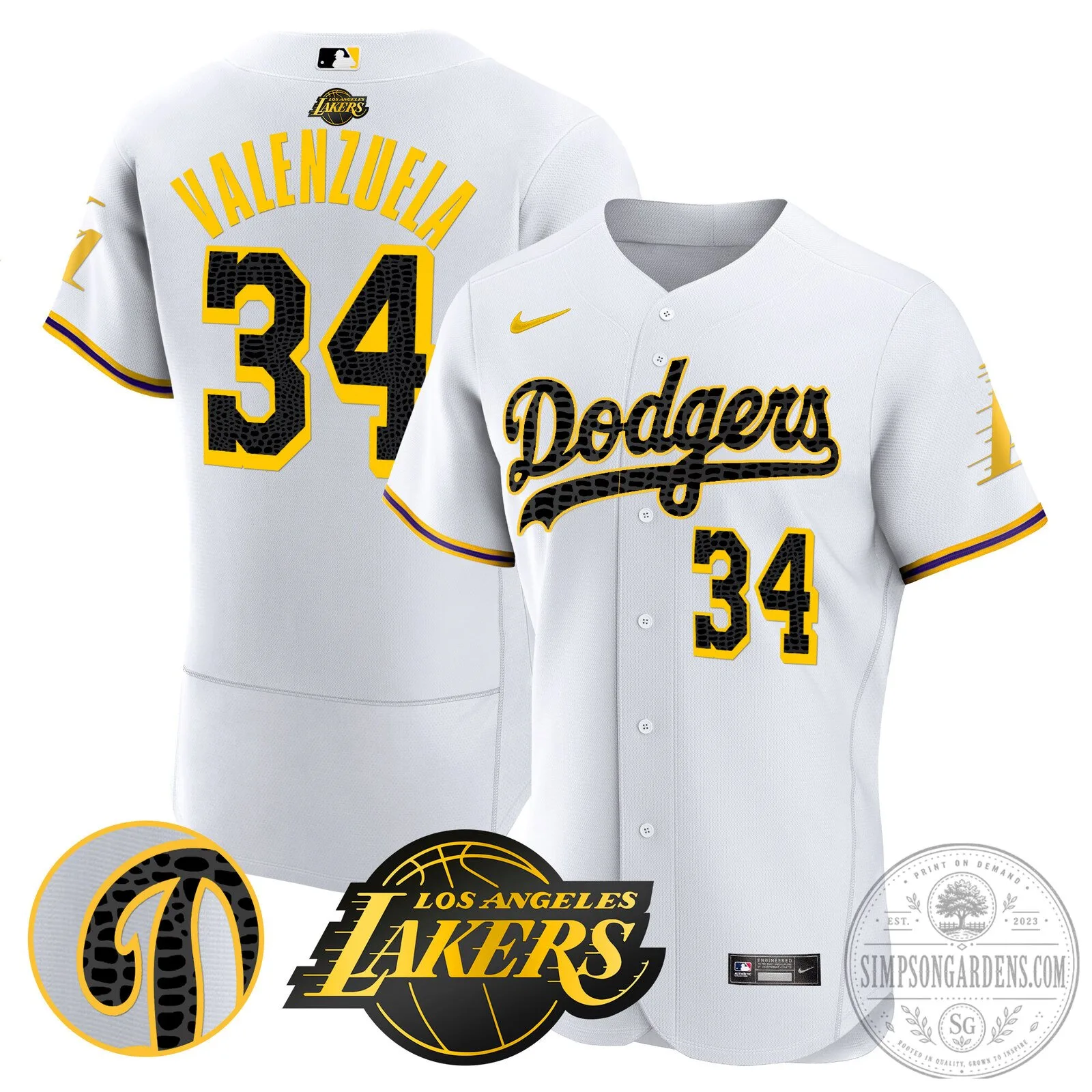 Los Angeles Dodgers Kobe Bryant Black Mamba Edition Baseball Jersey 64 Los Angeles Dodgers Kobe Bryant Black Mamba Edition Baseball Jersey