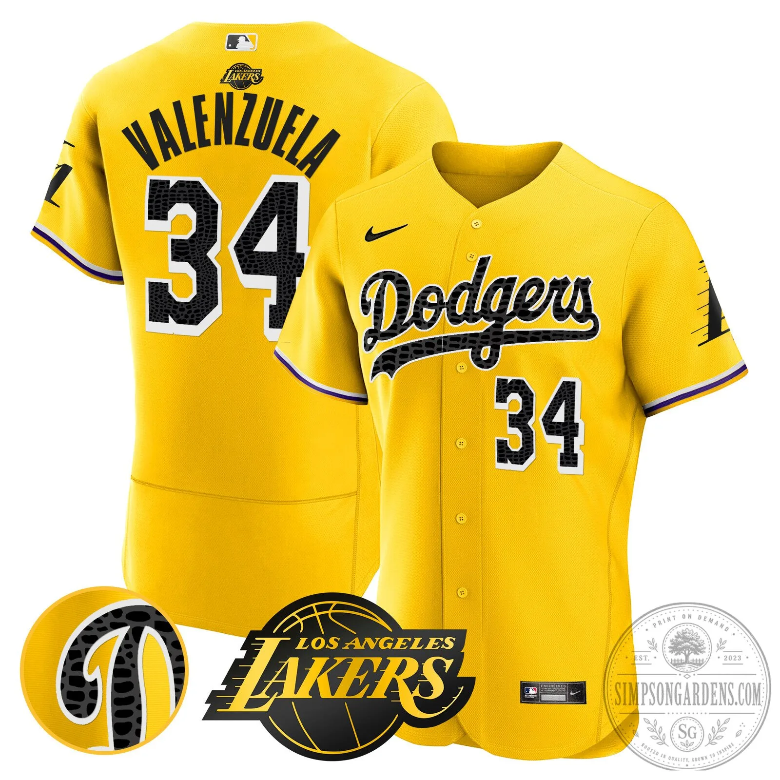 Los Angeles Dodgers Kobe Bryant Black Mamba Edition Baseball Jersey 80 Los Angeles Dodgers Kobe Bryant Black Mamba Edition Baseball Jersey