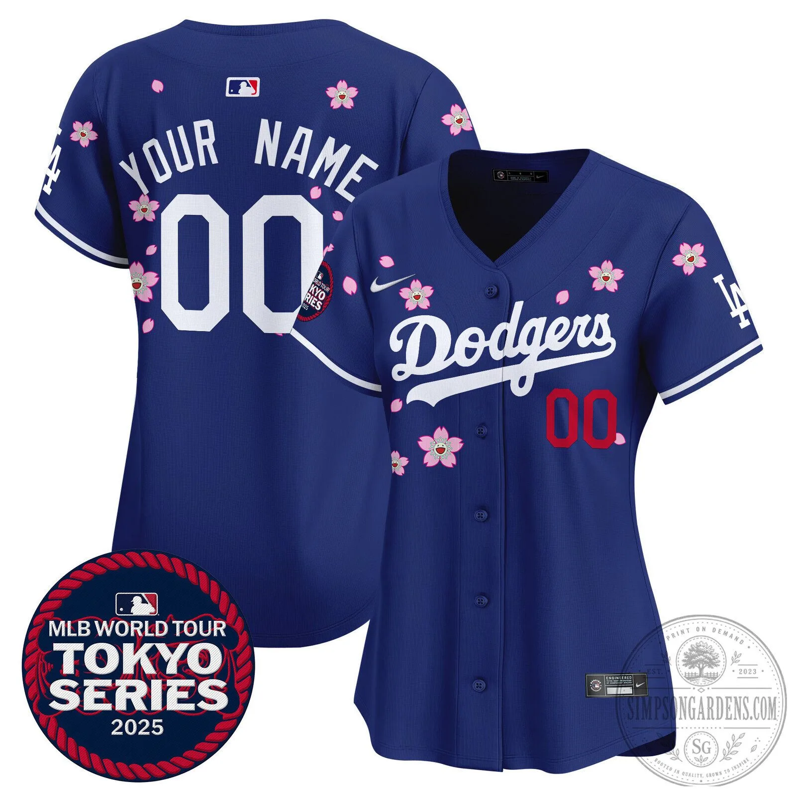 Dodgers Tokyo Series 2025 Baseball Jersey Custom Name Number White 20 Dodgers Tokyo Series 2025 Baseball Jersey Custom Name Number White