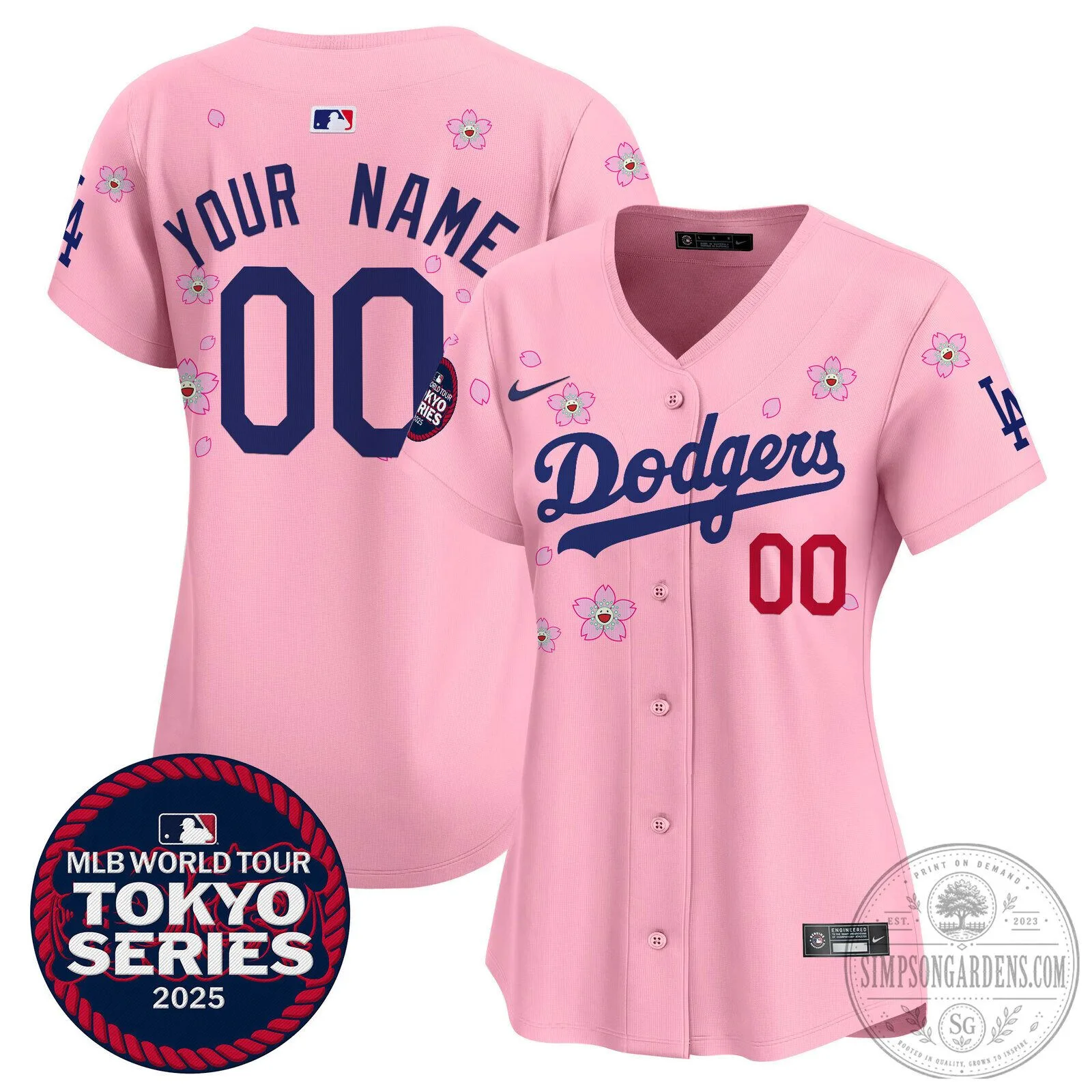 Dodgers Tokyo Series 2025 Baseball Jersey Custom Name Number White 21 Dodgers Tokyo Series 2025 Baseball Jersey Custom Name Number White