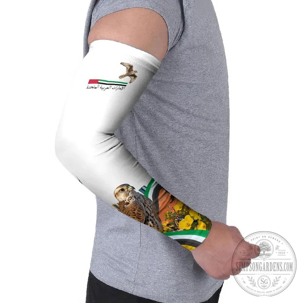United Arab Emirates National Day Falcon and Burj Khalifa Arm Sleeves 10 United Arab Emirates National Day Falcon and Burj Khalifa Arm Sleeves