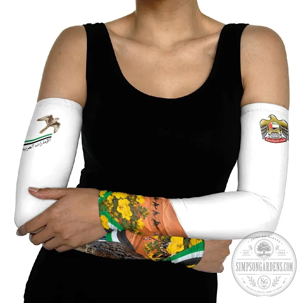 United Arab Emirates National Day Falcon and Burj Khalifa Arm Sleeves 11 United Arab Emirates National Day Falcon and Burj Khalifa Arm Sleeves