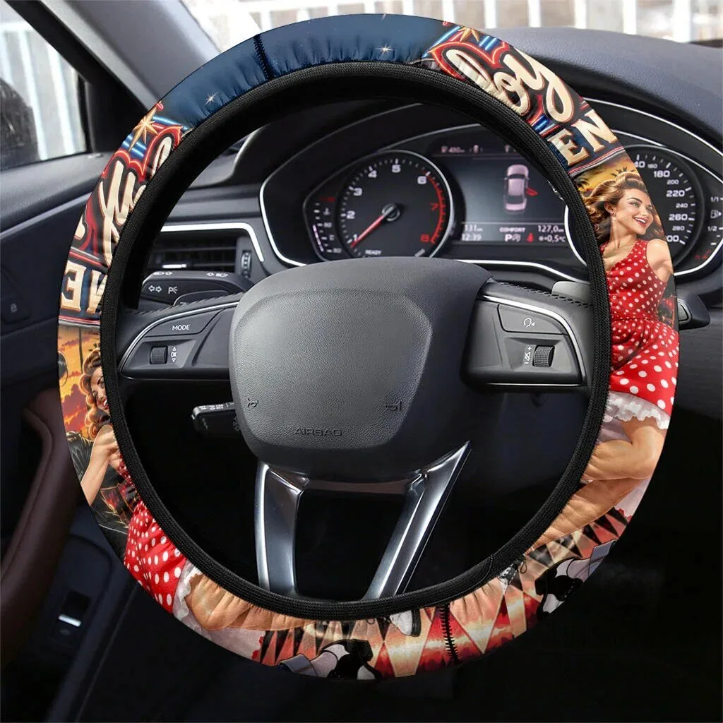 Baby Boomers Generation Vintage 1950s Retro Rock And Roll Car Steering Wheel Cover 3 Baby Boomers Generation Vintage 1950s Retro Rock And Roll Car Steering Wheel Cover