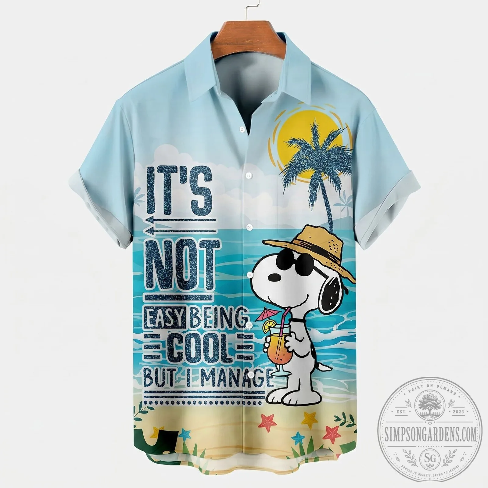 Hawaiian Shirt Featuring Snoopy - Mastering Coolness, One Style at a Time