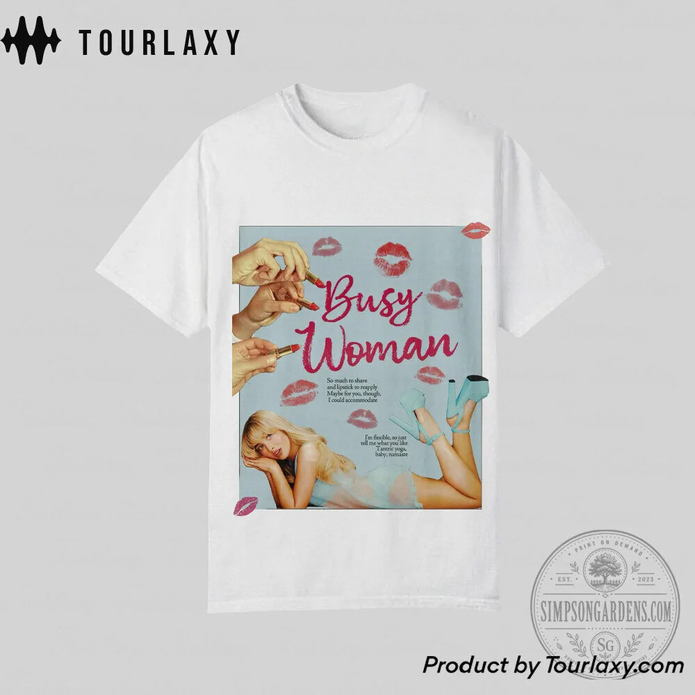 Sabrina Carpenter Busy Woman Pop Art Graphic T-Shirt 11 Sabrina Carpenter Busy Woman Pop Art Graphic T-Shirt
