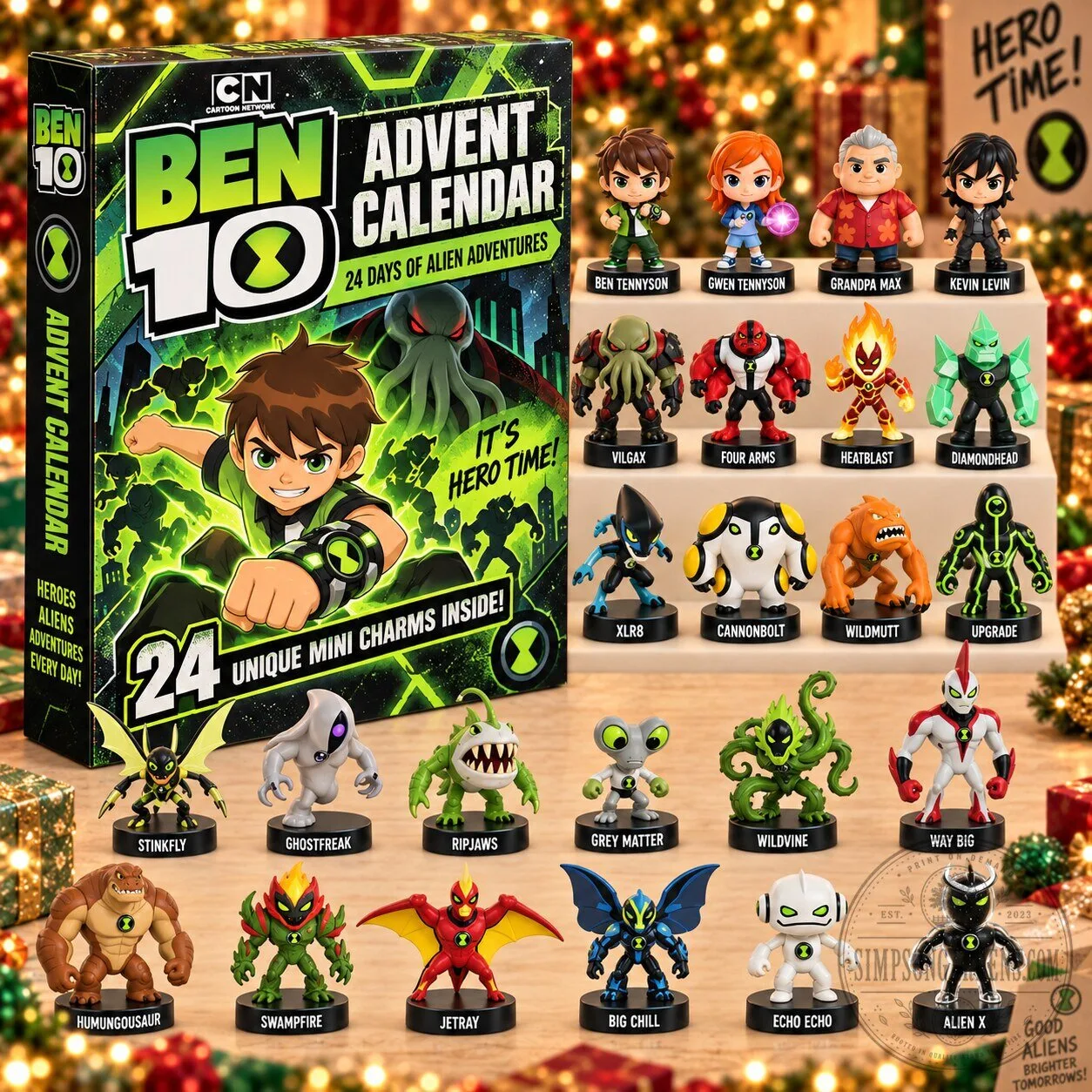 Ben 10 Alien Adventures 24 Day Countdown Advent Calendar