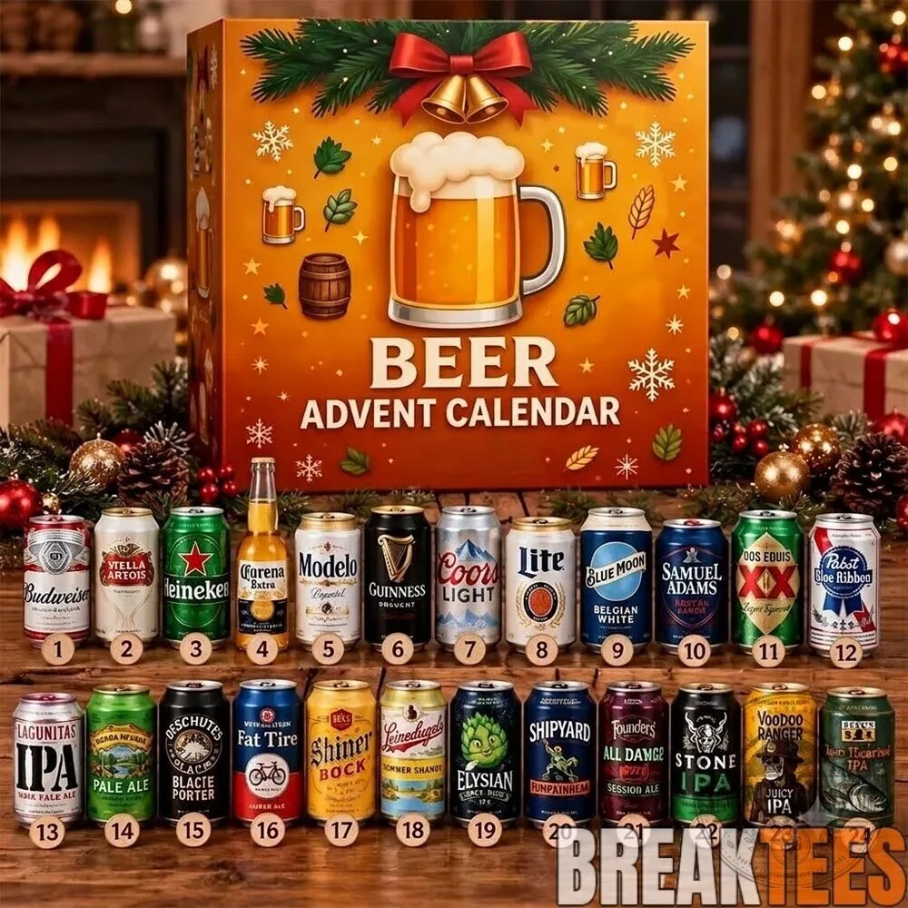 Beer Advent Calendar with 24 Craft Beer Miniatures for Adults