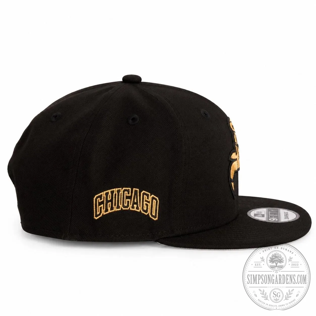 Chicago Bulls New Era Gold Digger Black Snapback Adjustable Cap Hat 12 Chicago Bulls New Era Gold Digger Black Snapback Adjustable Cap Hat