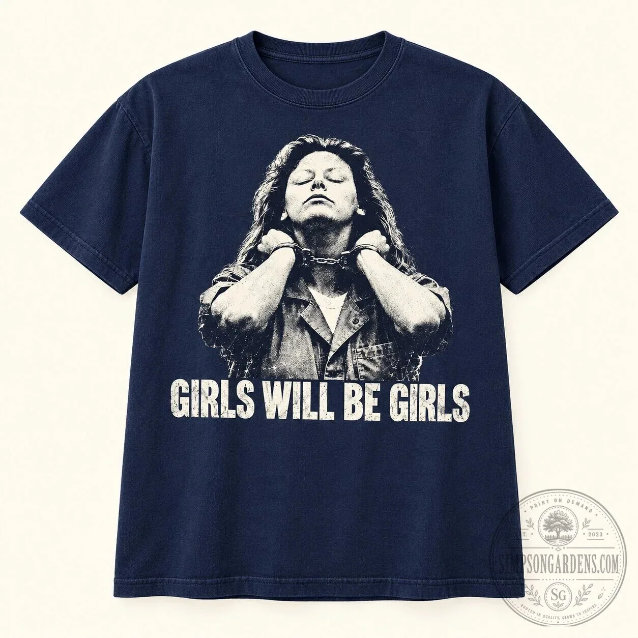 Girls Will Be Girls True Crime Portrait Graphic Print T-Shirt 14 Girls Will Be Girls True Crime Portrait Graphic Print T-Shirt
