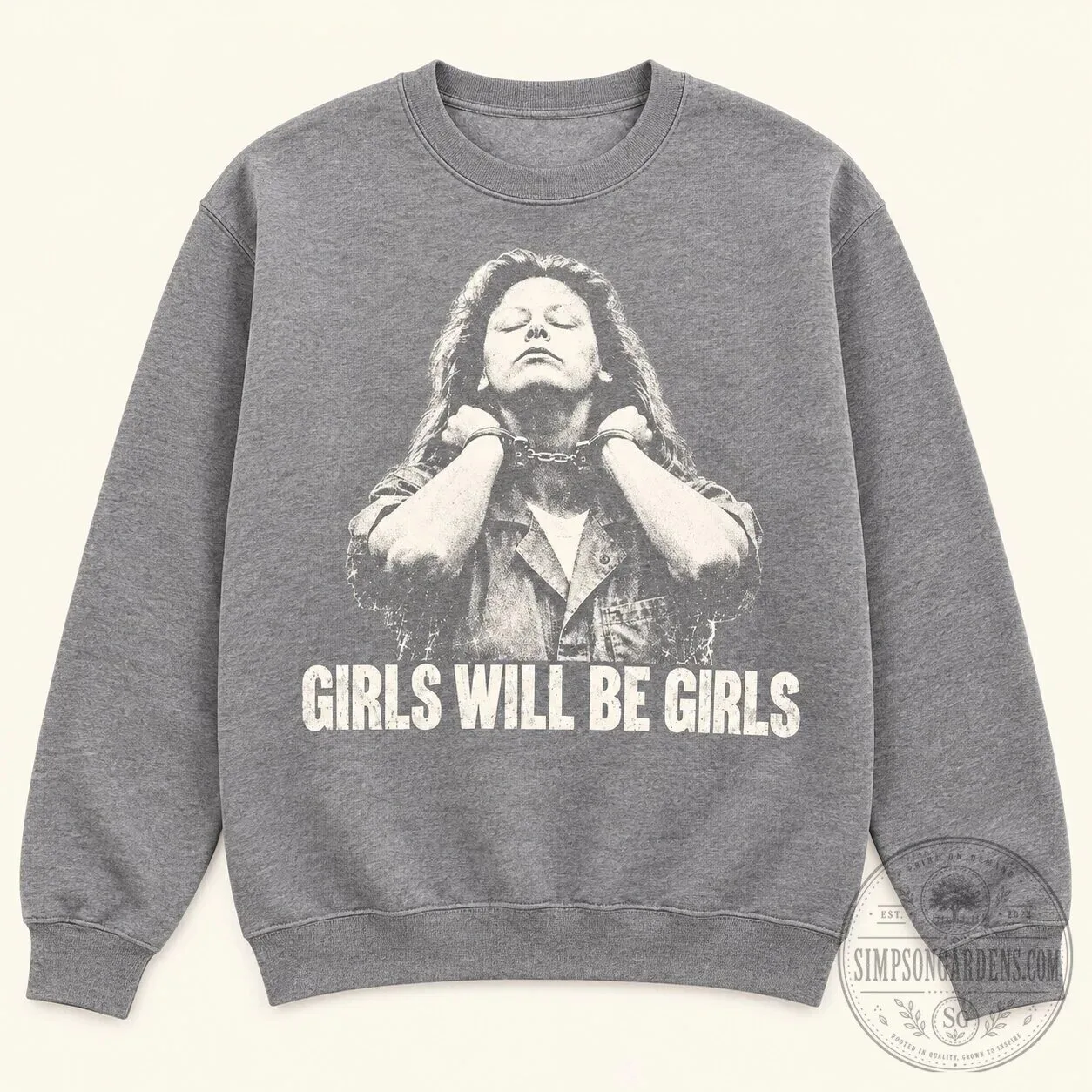 Girls Will Be Girls True Crime Portrait Graphic Print T-Shirt 16 Girls Will Be Girls True Crime Portrait Graphic Print T-Shirt