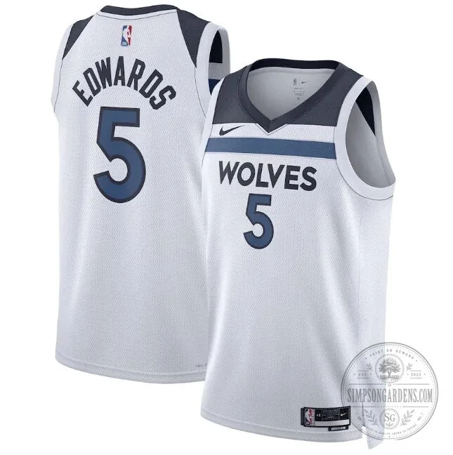Anthony Edwards Minnesota Timberwolves Association Edition Basketball Jersey