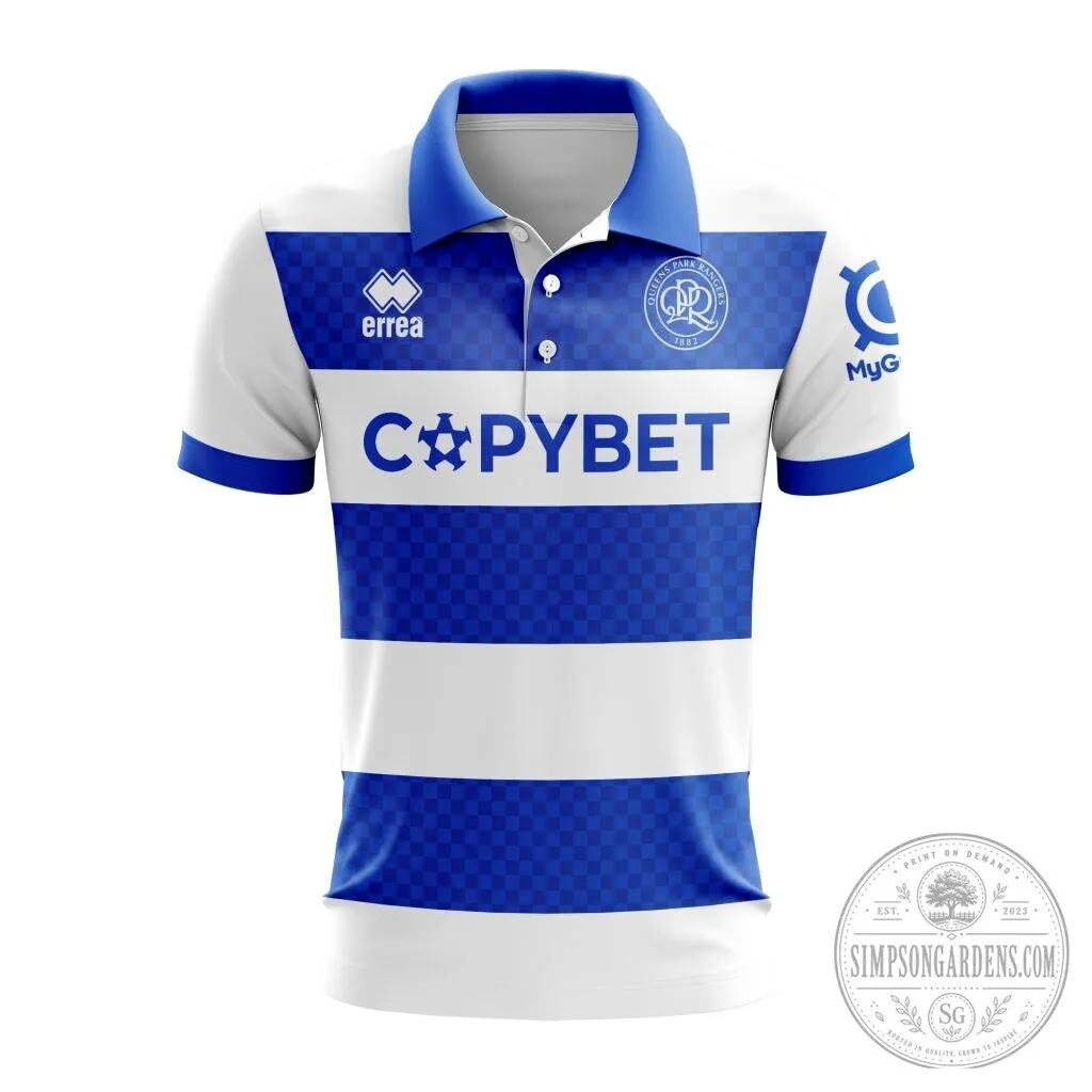 Queens Park Rangers Football Club Personalized Home Kit Polo Shirt