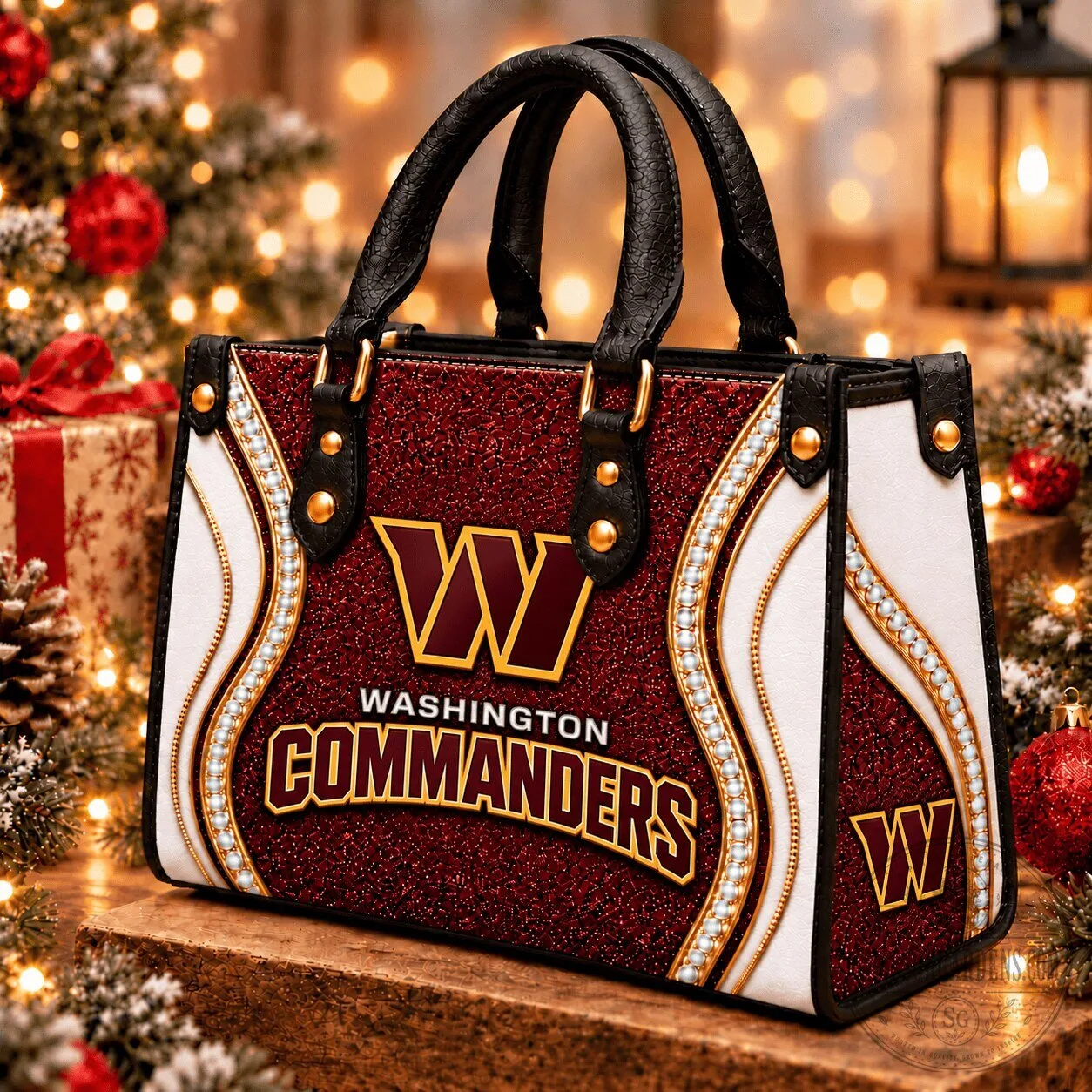 Washington Commanders NFL Premium Leather Hand Bag Gift For Women 3 Washington Commanders NFL Premium Leather Hand Bag Gift For Women