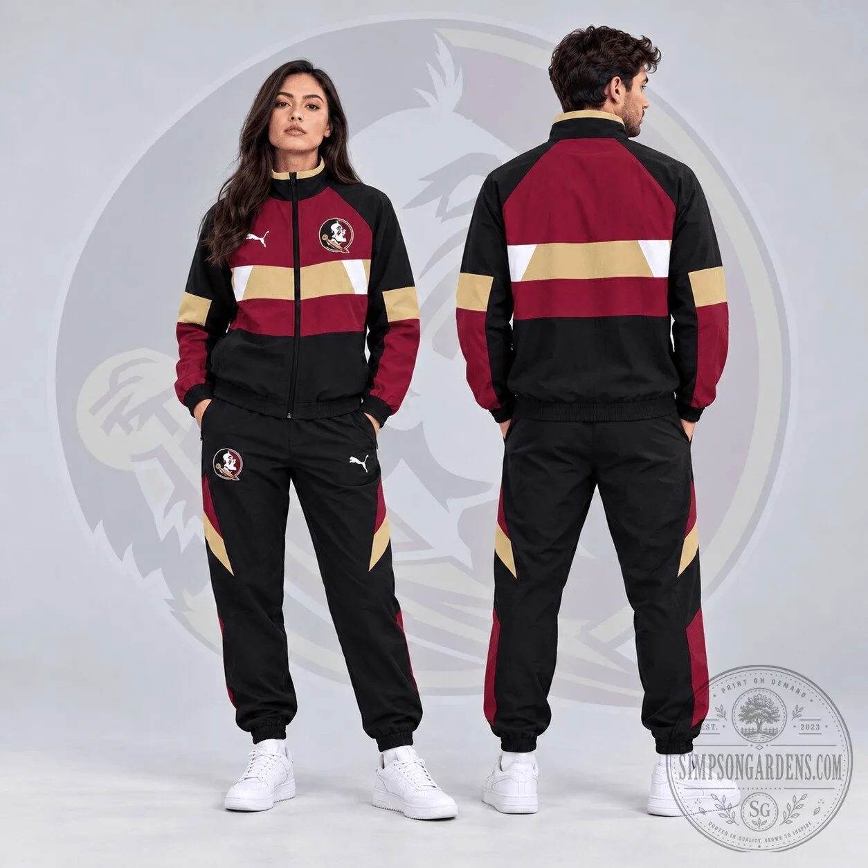 Florida State Seminoles Adult Performance Tracksuit Jacket