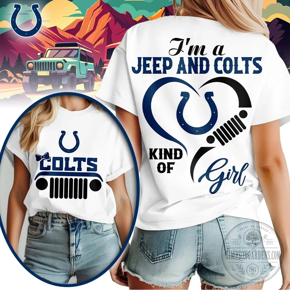 Indianapolis Colts Jeep Kind of Girl Fan T-Shirt for Women